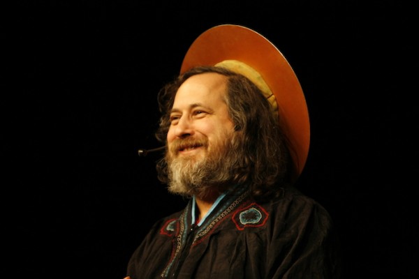 St. IGNUcius, aka Richard Stallman. Photo by Anders Brenna.