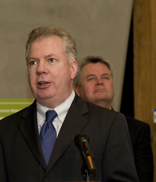 Sen. Ed Murray at the SR99 Bored Tunnel Bill Signing. Photo Credit: WSDOT, licensed CC-By-NC-ND