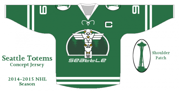 Concept drawing for future Seattle NHL team. Courtesy of Dan Ryan.