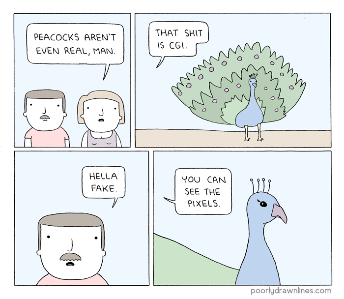 peacocks