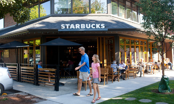 This Starbucks branch, in Madison Park, was one of many places where successful discussions about race took place, according to the company. (Source: UPI)