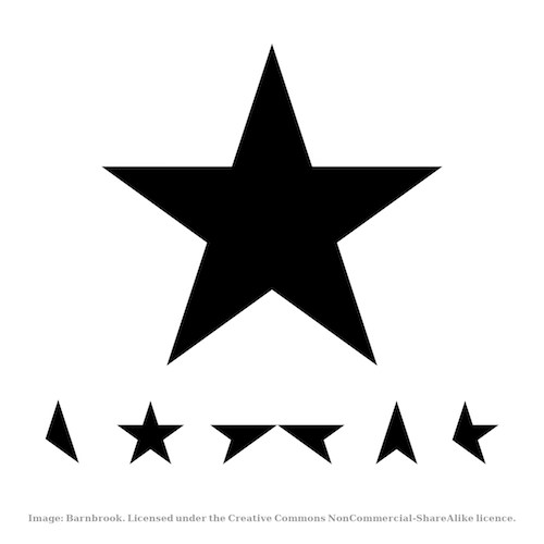 Blackstar by Barnbrook, CC BY-NC-SA 4.0.