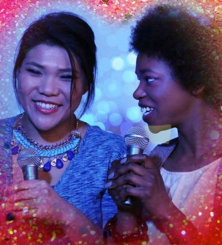 Julie Hoang and Kamaria Hallums-Harris are Addison and Ariel in Seth Tankus' EAT CAKE.