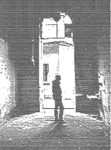 impasse background collage with a computing malfuction