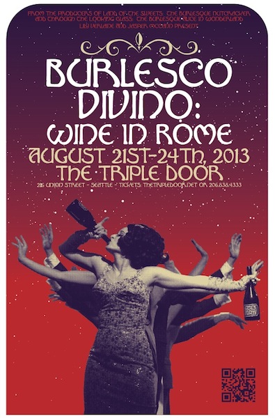 Burlesco DiVino: Wine in Rome opens The Triple Door tonight