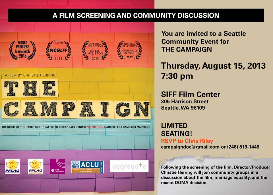 The Campaign Documentary Arrives in Seattle