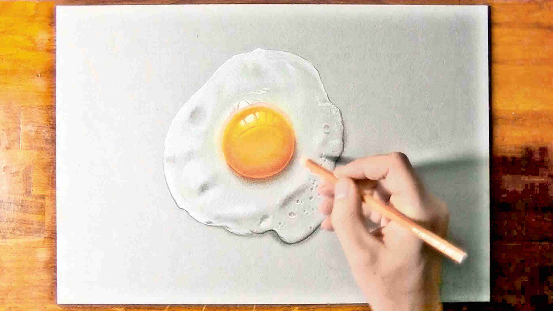Fried Egg on the Plate, Without the Plate