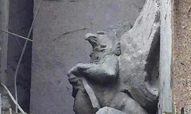 Four Gargoyles Reduced to Dust