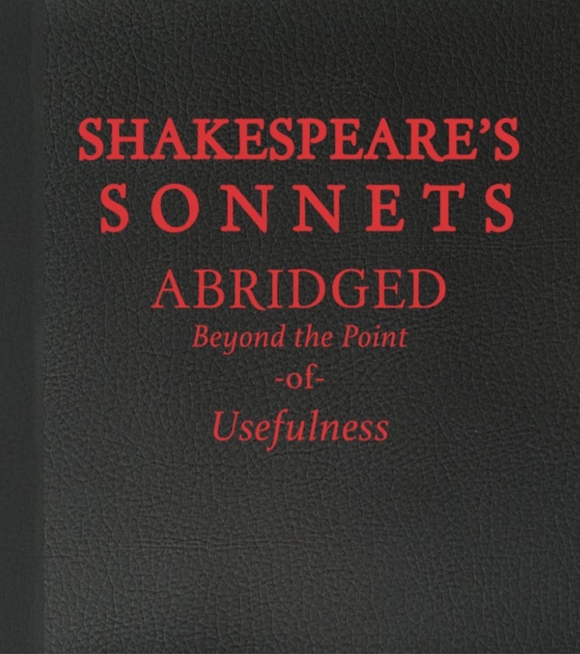 Free Thing of the Week: Shakespeare’s Sonnets Abridged Beyond the Point of Usefulness