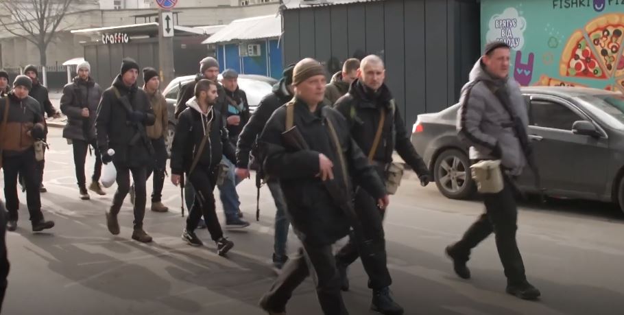 A Regiment Of Kiev Civilian Volunteers