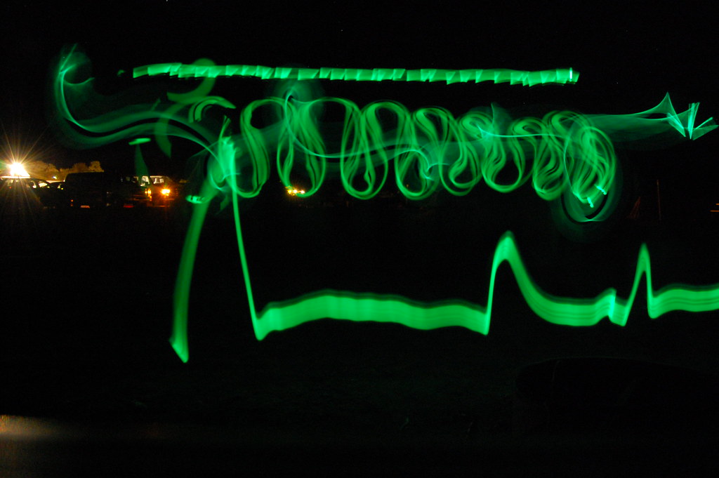 Drawing Lines in the Dark